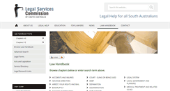 Desktop Screenshot of lawhandbook.sa.gov.au