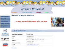 Tablet Screenshot of morgankgn.sa.edu.au