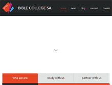 Tablet Screenshot of biblecollege.sa.edu.au