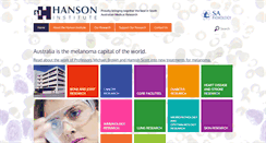 Desktop Screenshot of hansoninstitute.sa.gov.au