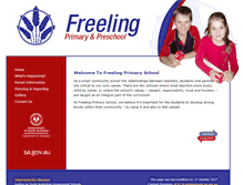 Tablet Screenshot of freelingps.sa.edu.au