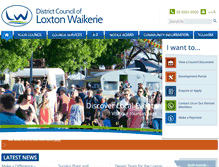 Tablet Screenshot of loxtonwaikerie.sa.gov.au