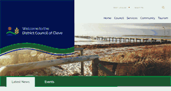 Desktop Screenshot of cleve.sa.gov.au