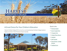 Tablet Screenshot of harvest.sa.edu.au