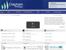 Tablet Screenshot of claphamps.sa.edu.au