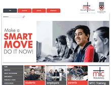 Tablet Screenshot of mtc.sa.edu.au