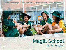 Tablet Screenshot of magillschool.sa.edu.au
