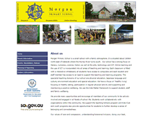 Tablet Screenshot of morganps.sa.edu.au
