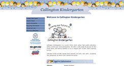 Desktop Screenshot of callingtonkgn.sa.edu.au