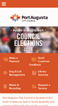 Mobile Screenshot of portaugusta.sa.gov.au