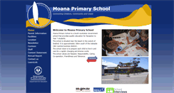 Desktop Screenshot of moanaps.sa.edu.au