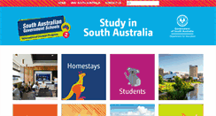 Desktop Screenshot of internationalstudents.sa.edu.au