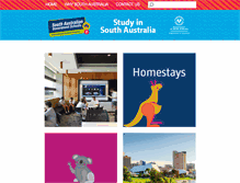 Tablet Screenshot of internationalstudents.sa.edu.au