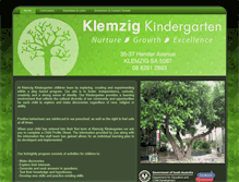 Tablet Screenshot of klemzigkgn.sa.edu.au