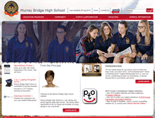 Tablet Screenshot of murraybridgehs.sa.edu.au