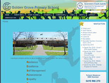 Tablet Screenshot of goldengps.sa.edu.au