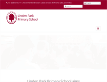 Tablet Screenshot of lindenpkr7.sa.edu.au