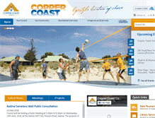 Tablet Screenshot of coppercoast.sa.gov.au