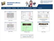 Tablet Screenshot of bookmark.central.sa.edu.au