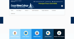 Desktop Screenshot of oceanview.sa.edu.au