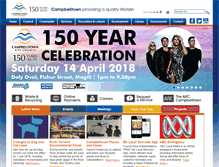 Tablet Screenshot of campbelltown.sa.gov.au