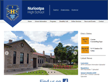 Tablet Screenshot of nurihs.sa.edu.au