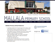 Tablet Screenshot of mallalac7.sa.edu.au