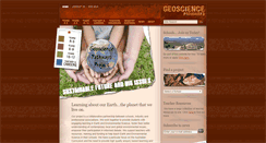 Desktop Screenshot of geoscience.msc.sa.edu.au