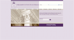 Desktop Screenshot of parliament.sa.gov.au