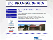 Tablet Screenshot of crystalbps.sa.edu.au