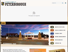 Tablet Screenshot of peterborough.sa.gov.au