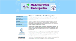 Desktop Screenshot of mcarthurkgn.sa.edu.au