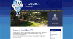 Desktop Screenshot of flaxmillps.sa.edu.au