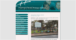 Desktop Screenshot of hampsteadps.sa.edu.au