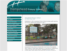 Tablet Screenshot of hampsteadps.sa.edu.au