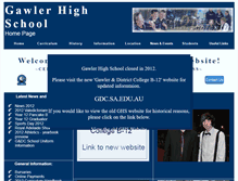 Tablet Screenshot of gawlerhs.sa.edu.au