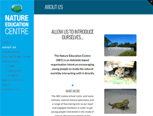 Tablet Screenshot of nature.sa.edu.au