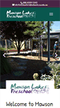 Mobile Screenshot of mawsonlakespre.sa.edu.au