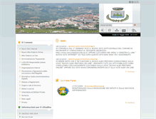 Tablet Screenshot of comune.palomonte.sa.gov.it