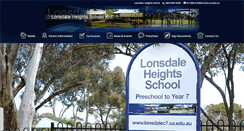 Desktop Screenshot of lonsdalec7.sa.edu.au