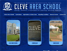 Tablet Screenshot of cleveas.sa.edu.au