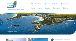 Desktop Screenshot of dcgrant.sa.gov.au